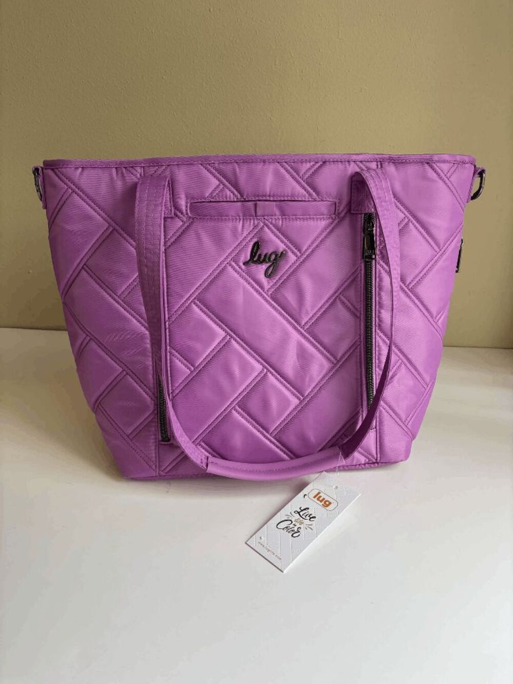 Lug Rally Tote Bag Acai Berry WITHOUT Crossbody Strap NWT